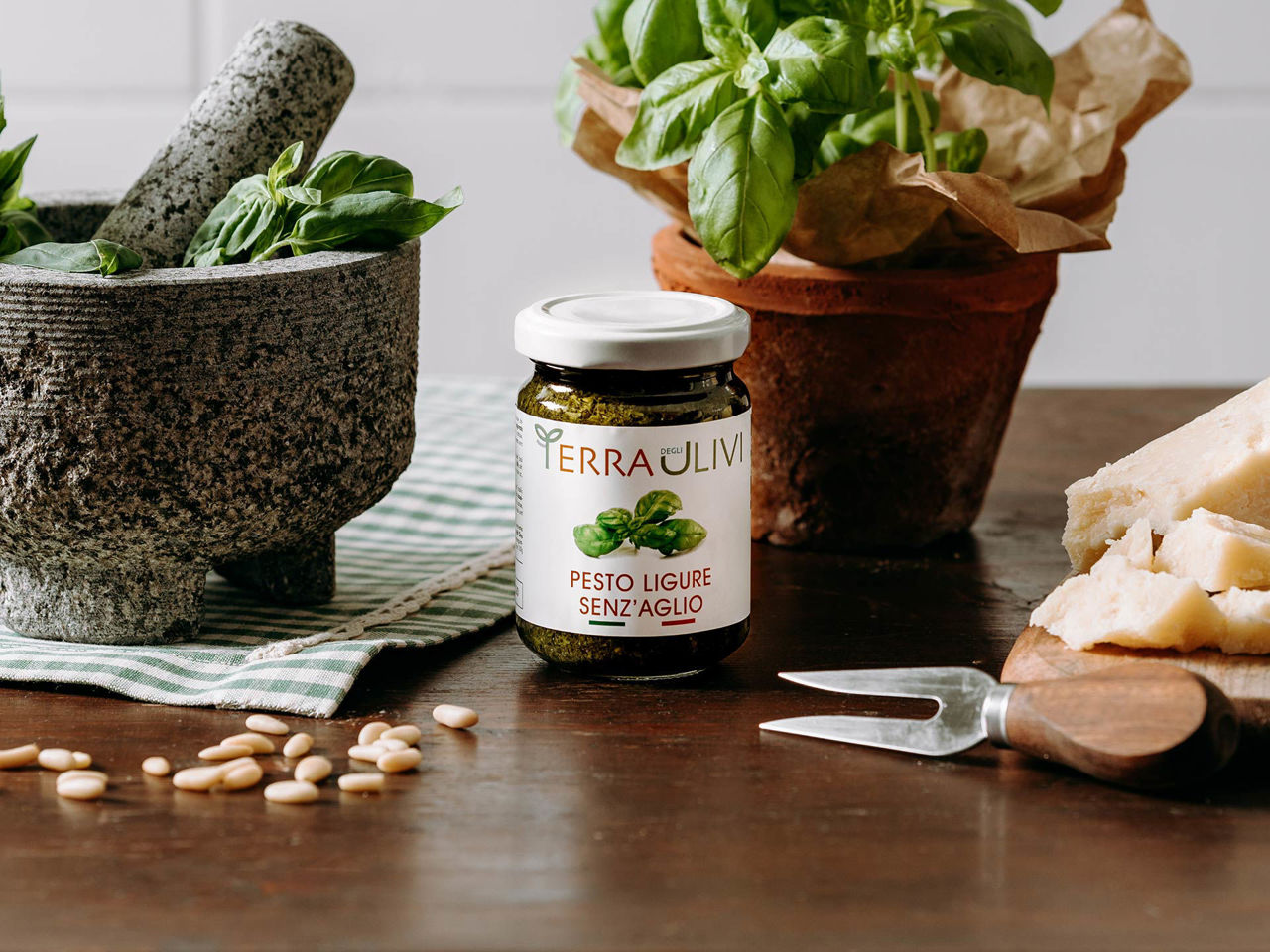 Pesto ligure senza aglio